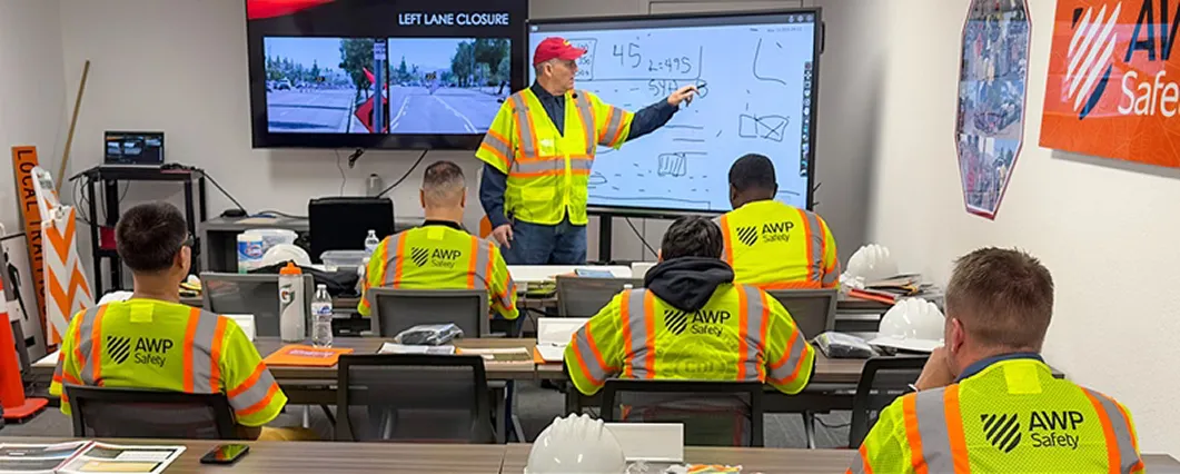 AWP Safety employees attending a training session.