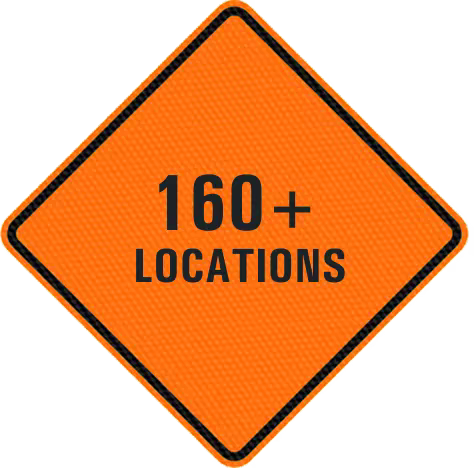 160+ Locations