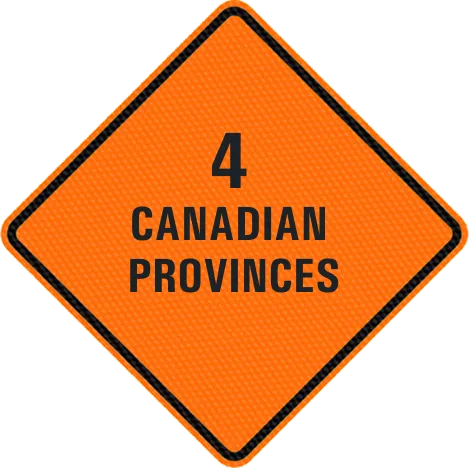 4 Canadian Provinces