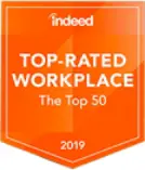 Indeed 2019 Top-Rated Workplace award