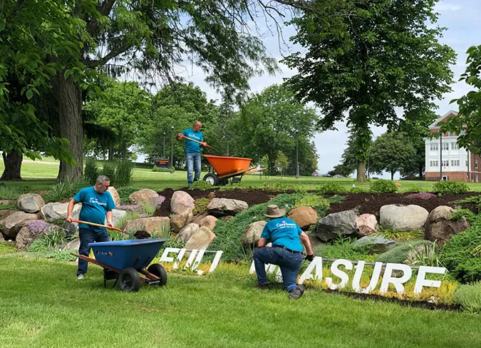 CareSource employees fixing loan