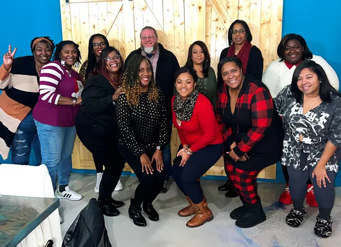 Group of CareSource employees smiling