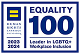 Human Rights Campaign Equity 100 logo