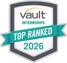 Vault Top Ranked Internship Programs logo