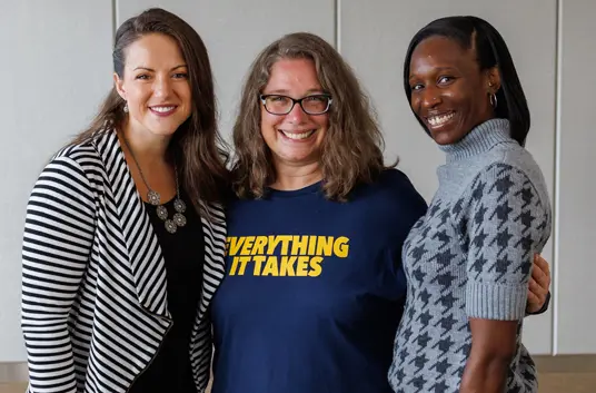 A group of Christ Hospital Health Network employees smiling