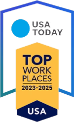 USA Today - Top Work Places 2023-2025 award