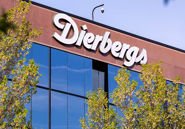 An exterior view of the Dierbergs corporate center building