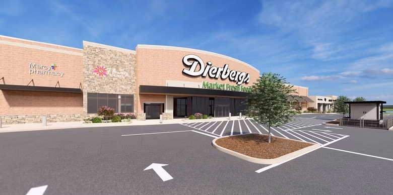 A conceptual rendering of the new Dierbergs storefront