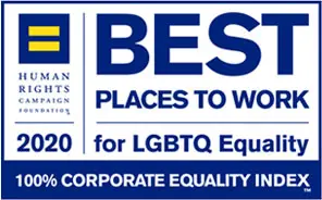 Best Places to Work 2020 for LGBTQ equality / Human Rights Campaign Foundation