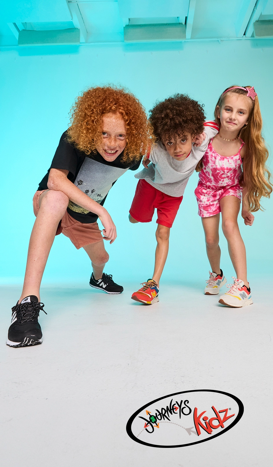 Young girl posing in Journeys Kidâ€™s brand shoes/apparel