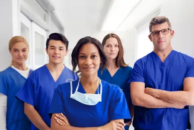 A group of nurses.