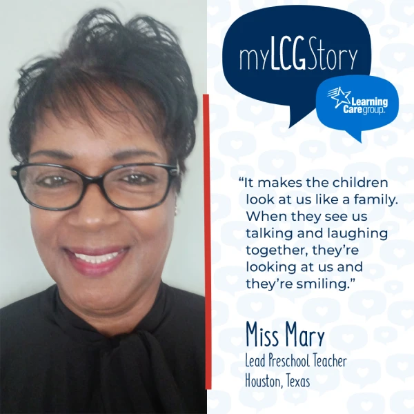 Miss Mary, Lead Preschool Teacher.
