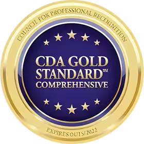 CDA Gold Standard Comprehensive Award badge
