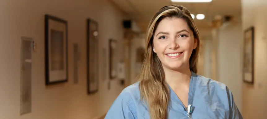 Employee testimonial, Kayla, Ultrasound Tech at Rhode Island Hospital.