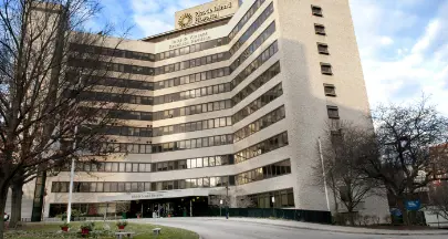 Building exterior of Rhode Island Hospital