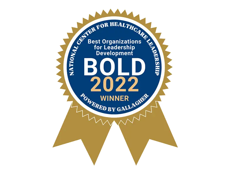 Bold award from the National Center for Healthcare Leadership