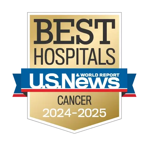 MD Anderson award - U.S. News & World Report America's Best Hospitals 2024-2025