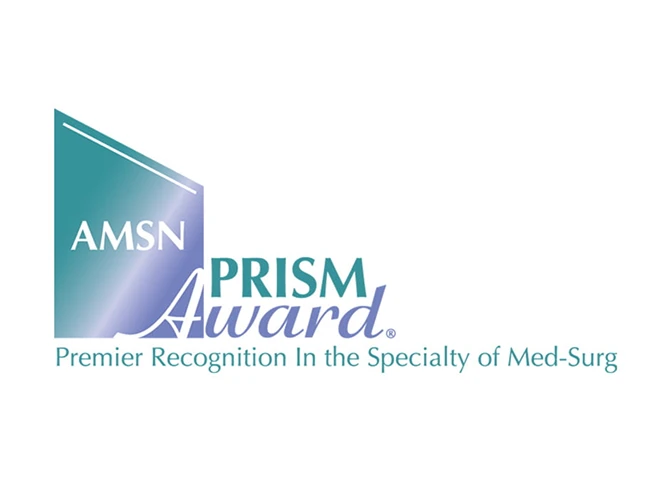 The AMSN Prism Award logo.