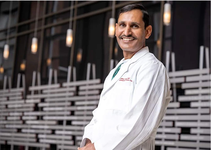 Randheer Yadav, an advanced practice provider at The Ohio State Wexner Medical Center.