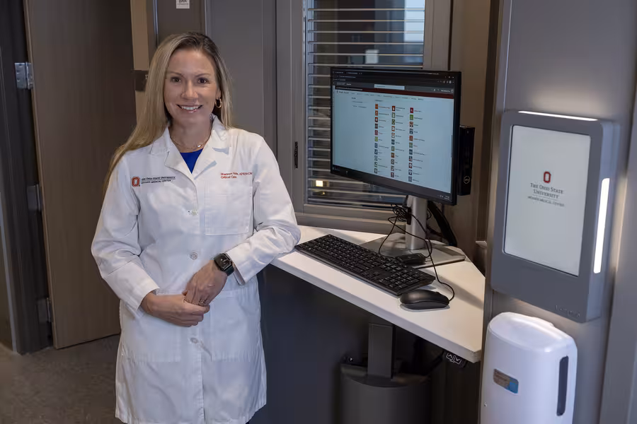 Advanced practice provider in a clinical setting at Ohio State Wexner Medical Center.