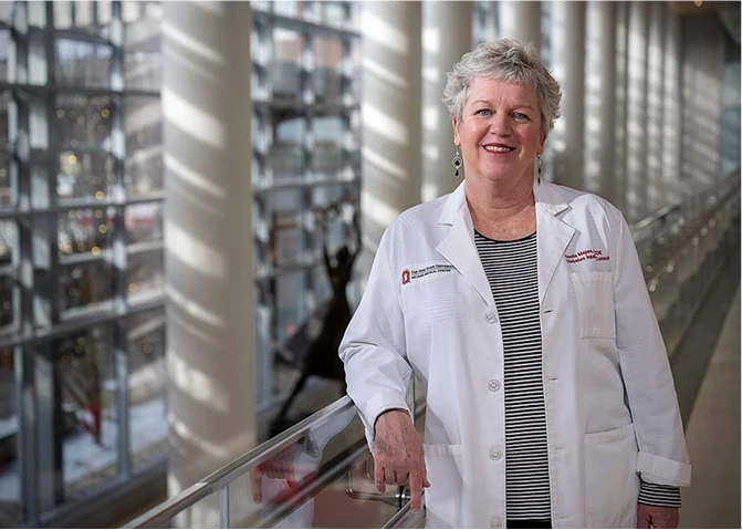 Sheila Mapes, an adult care nurse practitioner.