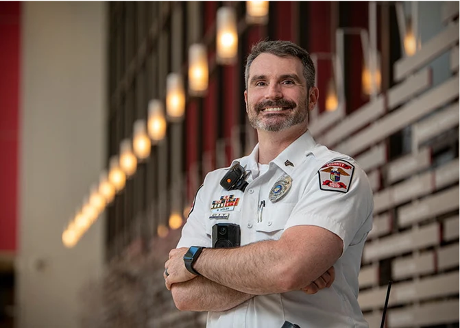 A member of the Medical Center Security team.