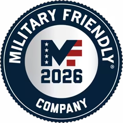 Military Friendly - Top 10 company badge