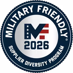 Military Friendly - Supplier Diversity Program badge