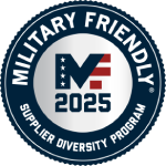 Military Friendly - Supplier Diversity Program 2025 badge