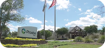 Exterior of Phoebe Worth Medical Center.