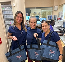 3 nurses celebrating National Nurses Week.