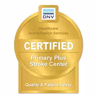 DNV Certified Primary Plus Stroke Center seal
