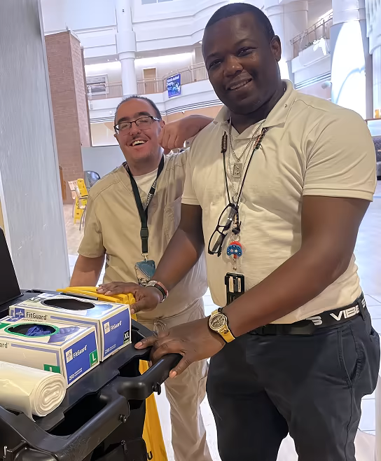 Parrish Healthcare non-clinical Care Partners at work.
