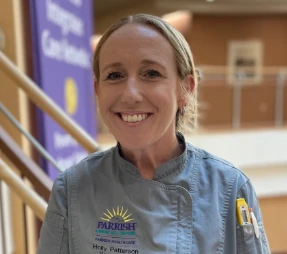 Holly, Sous Chef, Food and Nutrition, Parrish Healthcare
