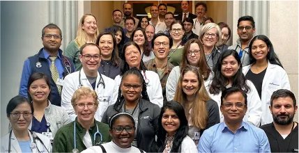 South Shore Health employees smiling.