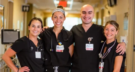 Smiling South Shore Health nurses.