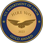 2023 Gold HIRE Vets Medallion Award
