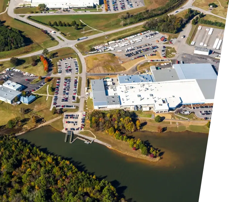 The Yamaha Jet Boat Manufacturing facility on Tellico Lake.