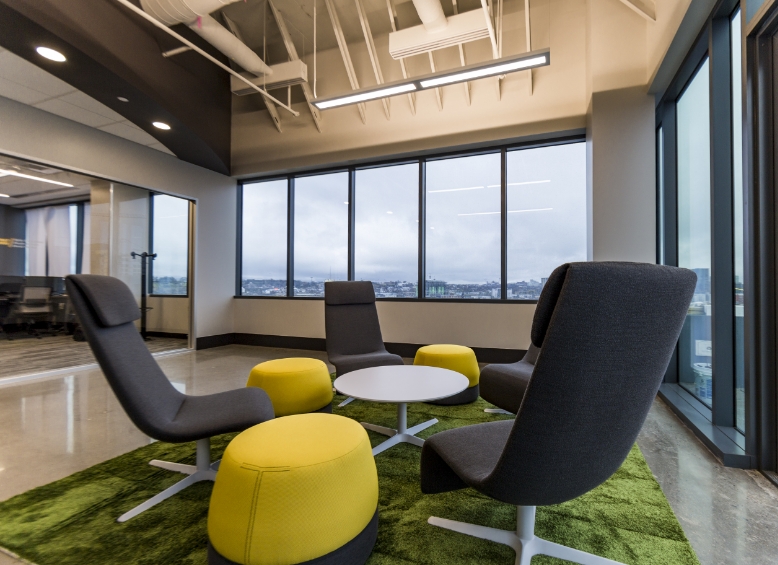 A workspace at the Barge headquarters in Nashville