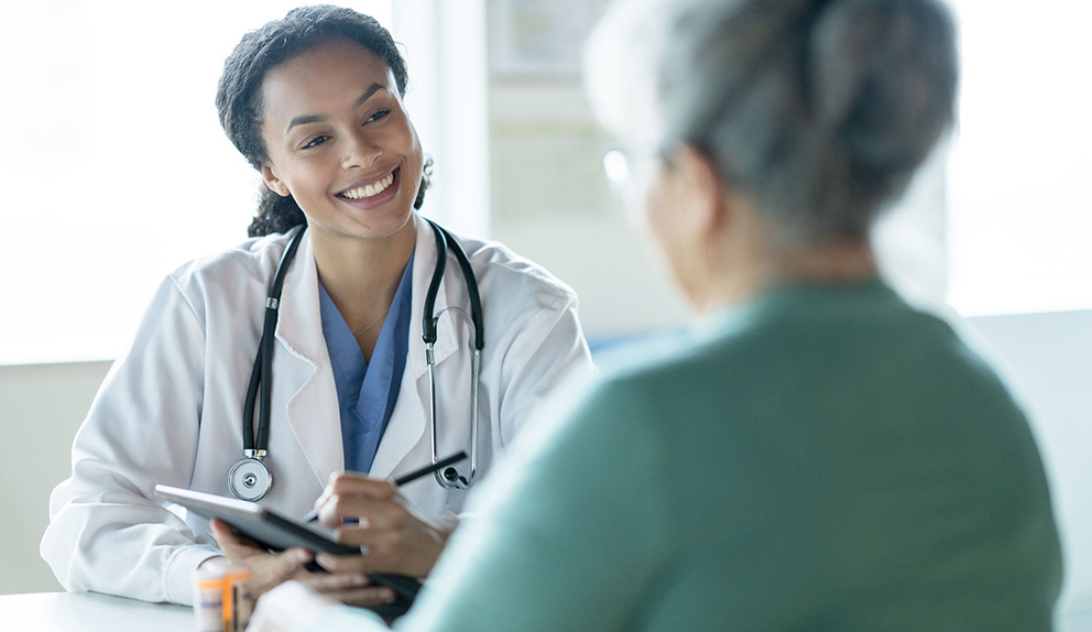Better Health Group physician consulting with a patient.