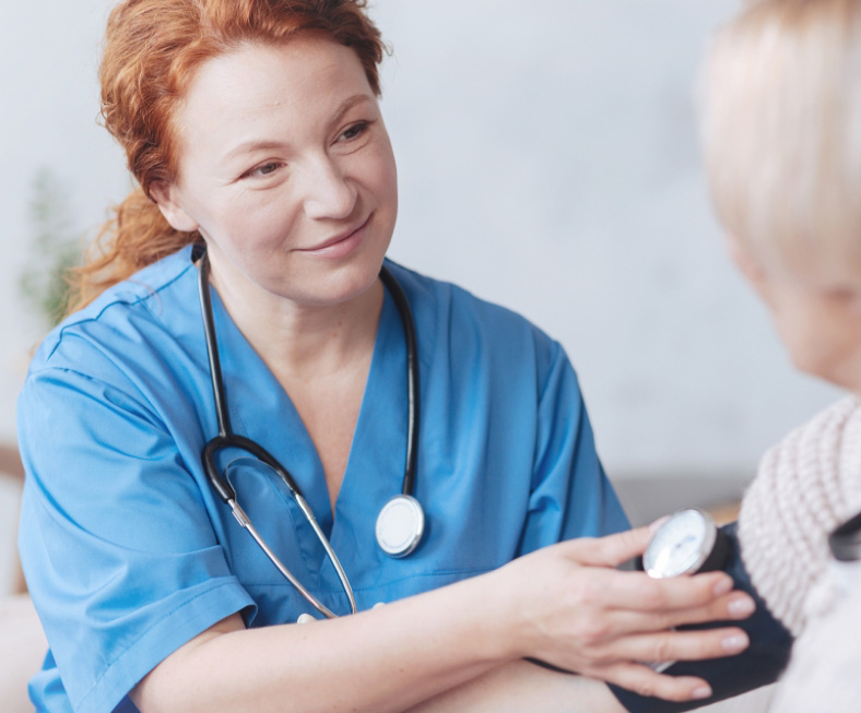 VIPCare nurse smiling.