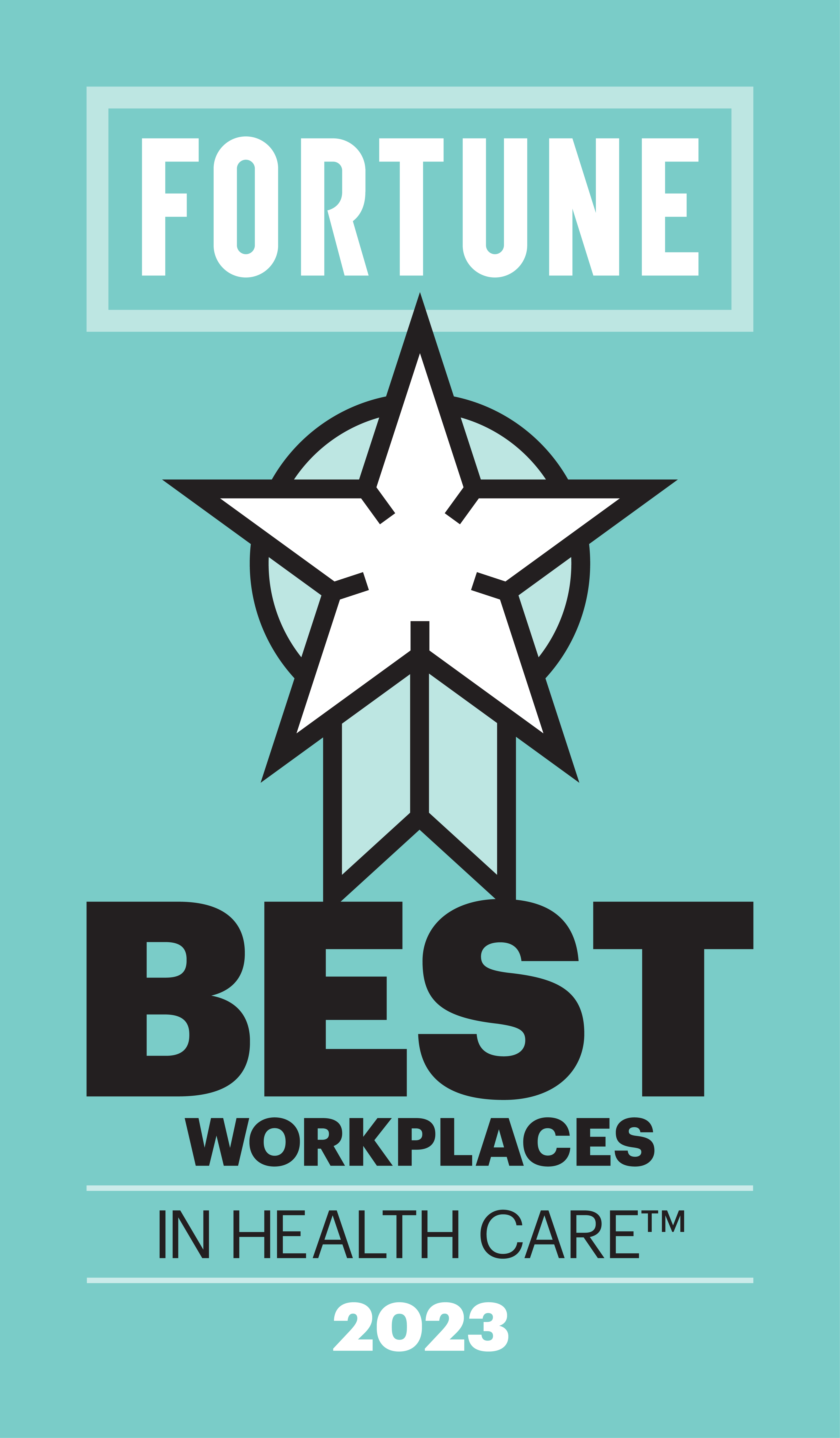 Fortune's Best Workplaces in Healthcare 2023 logo
