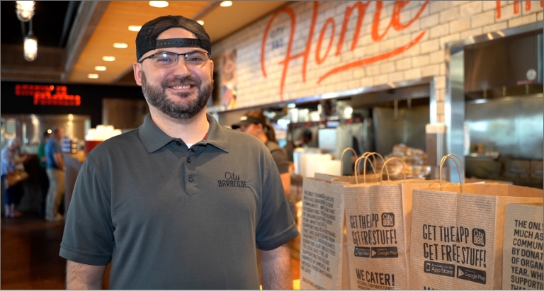 Matt is an assistant general manager at City BBQ and enjoys serving others.