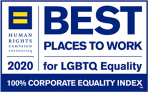 Best Places to Work 2020 for LGBTQ equality / Human Rights Campaign Foundation