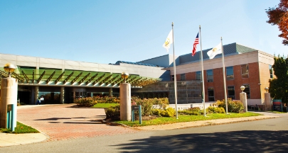 Building exterior of Newport Hospital
