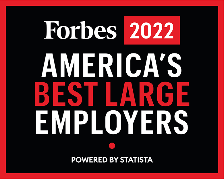 America’s Best Large Employers award from Forbes