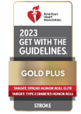 AHA/ASA Stroke Gold Plus Quality Achievement Award (14 consecutive years)