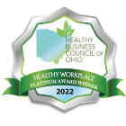 Healthy Business Council of Ohio Healthy Workplace Platinum Award Winner 2022