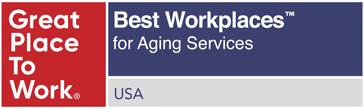 Award: Great Place to Work - Best Workplaces for Aging Services USA
