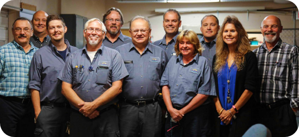 A group of Parrish Healthcare employees.